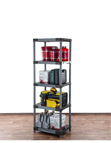 Regały z plastiku- tworzywa - Stojak z tworzywa plastikowy do piwnicy 180x50x46 ECO WODOODPORNY TRWAŁY - product 7