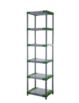 Stojak z plastiku tworzywa do piwnicy 222x50x46 cm ECO WODOODPORNY MODUŁOWY - product 2