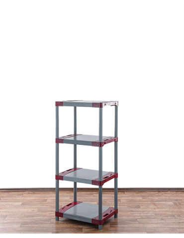 Regały z plastiku- tworzywa - Regał plastikowy WZMOCNIONY regał z tworzywa 138x50x46 cm 97%RECYKLING ECO - product 3