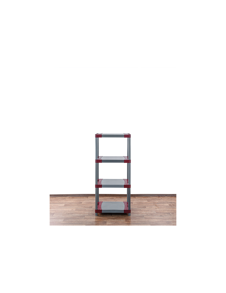 Regały z plastiku- tworzywa - Regał plastikowy WZMOCNIONY regał z tworzywa 138x50x46 cm 97%RECYKLING ECO - product b2b.wamar.biz 4