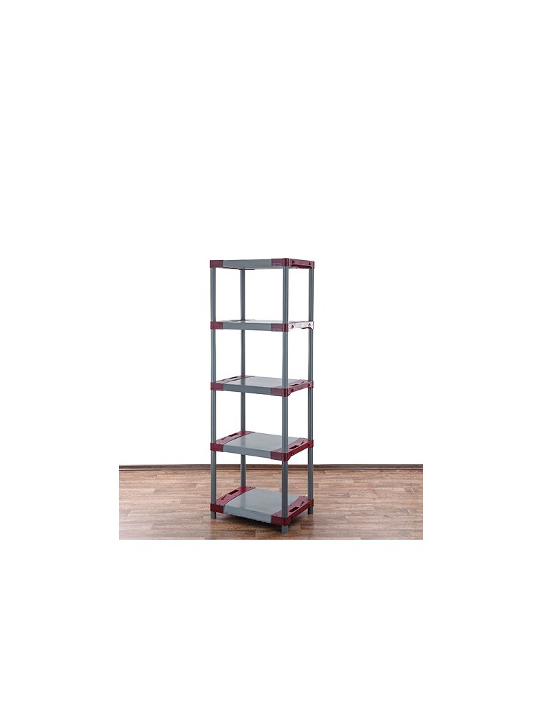 Regały z plastiku- tworzywa - Regał z tworzywa plastikowy do piwnicy 180x50x46 ECO WZMOCNIONY SOLIDNY - product b2b.wamar.biz 3