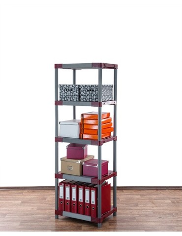 Regały z plastiku- tworzywa - Regał z tworzywa plastikowy do piwnicy 180x50x46 ECO WZMOCNIONY SOLIDNY - product 5