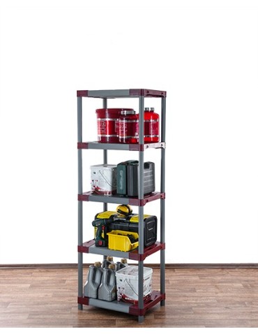 Regały z plastiku- tworzywa - Regał z tworzywa plastikowy do piwnicy 180x50x46 ECO WZMOCNIONY SOLIDNY - product 7