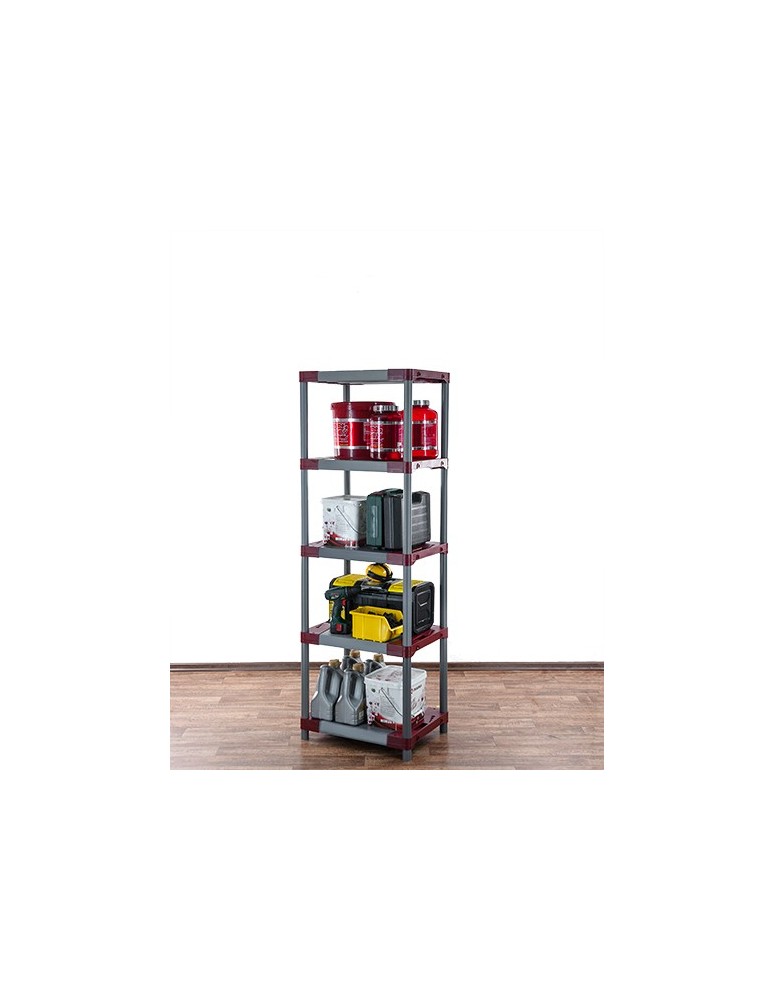 Regały z plastiku- tworzywa - Regał z tworzywa plastikowy do piwnicy 180x50x46 ECO WZMOCNIONY SOLIDNY - product b2b.wamar.biz 7