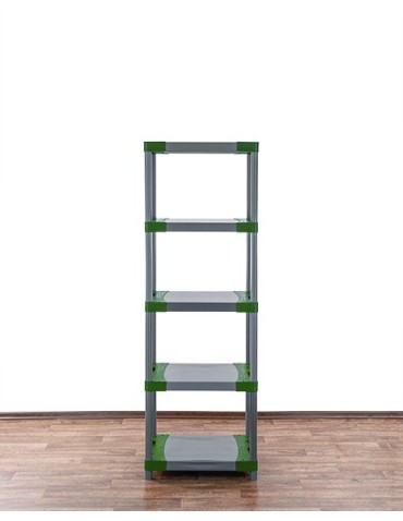 Regały z plastiku- tworzywa - Stojak z tworzywa plastikowy do piwnicy 180x50x46 ECO WZMOCNIONY SOLIDNY - product 4