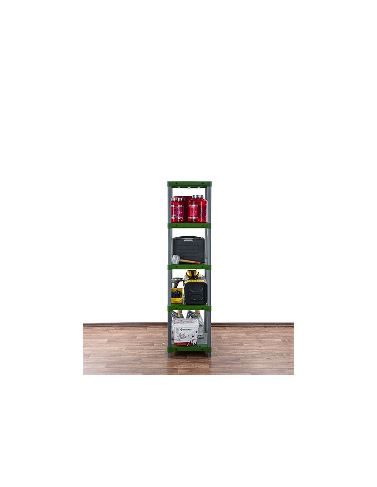 Regały z plastiku- tworzywa - Stojak z tworzywa plastikowy do piwnicy 180x50x46 ECO WZMOCNIONY SOLIDNY - product b2b.wamar.biz 6