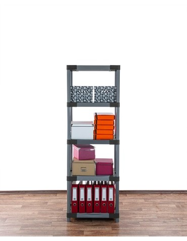 Regały z plastiku- tworzywa - Stojak z tworzywa plastikowy do piwnicy 180x50x46 ECO WZMOCNIONY TRWAŁY - product 6