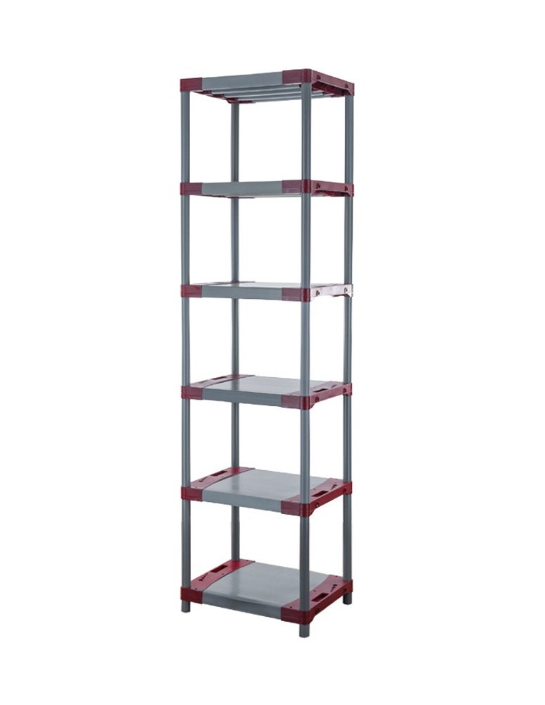 Regały z plastiku- tworzywa - Regał z plastiku tworzywa WZMOCNIONY 222x50x46 cm ECO WODOODPORNY MODUŁOWY - product b2b.wamar.biz 2