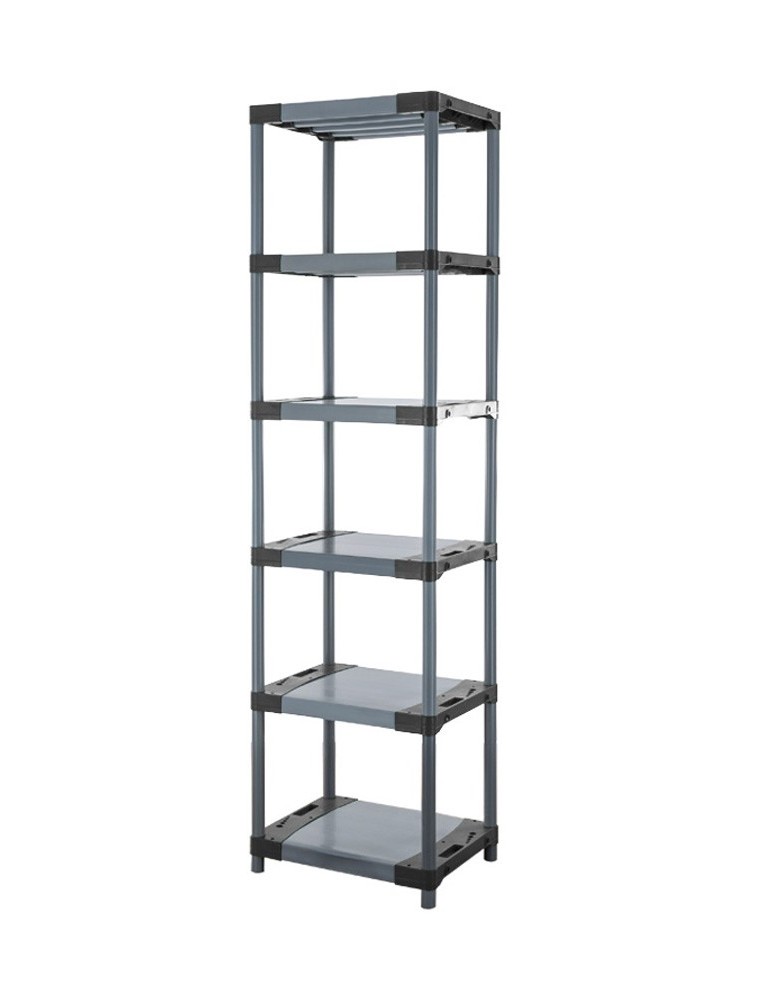 Regały z plastiku- tworzywa - Stojak z plastiku tworzywa WZMOCNIONY 222x50x46 cm ECO WODOODPORNY MODUŁOWY - product b2b.wamar.biz 2