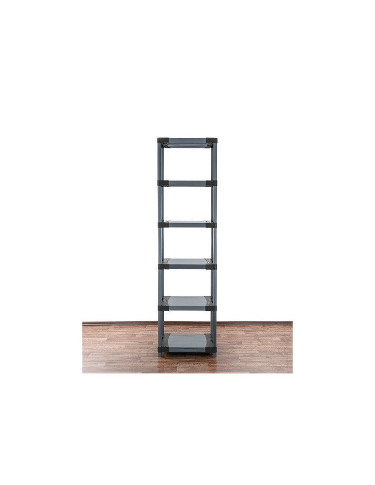 Regały z plastiku- tworzywa - Stojak z plastiku tworzywa WZMOCNIONY 222x50x46 cm ECO WODOODPORNY MODUŁOWY - product b2b.wamar.biz 4