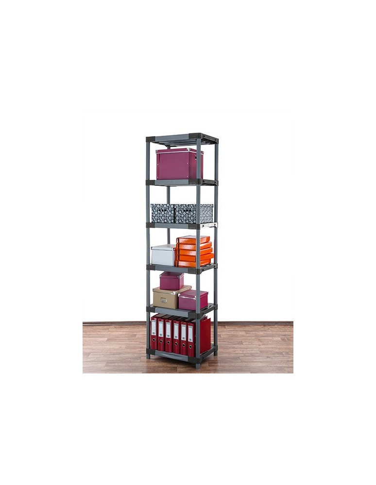 Regały z plastiku- tworzywa - Stojak z plastiku tworzywa WZMOCNIONY 222x50x46 cm ECO WODOODPORNY MODUŁOWY - product b2b.wamar.biz 5