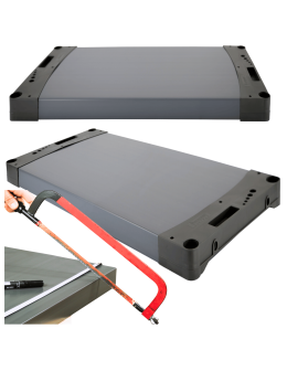 Półka do regału plastikowego JUPITER 50x46cm blat boki ECO 97% recykling