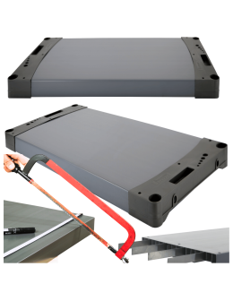 Półka do regału plastikowego TYTAN 50x46cm blat boki ECO 97% recykling