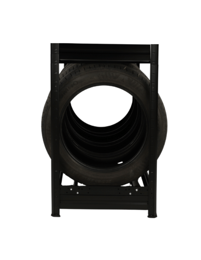 Regały na opony (półka) - Stojak na opony regał na koła OBROTOWE ROLKI 87X120X60 cm SOLIDNY POLSKI - product b2b.wamar.biz 8