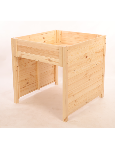 GARAŻ DO KOSIARKI zadaszenie do robota koszącego DREWNIANY 2W1 DONICA EKO - product 2