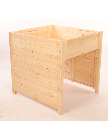 Garaż do kosiarki - GARAŻ DO KOSIARKI zadaszenie do robota koszącego DREWNIANY 2W1 DONICA EKO - product 6