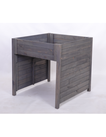 GARAŻ DLA ROBOTA KOSZĄCEGO zadaszenie dla kosiarki DREWNIANY 2W1 DONICA ECO - product 2