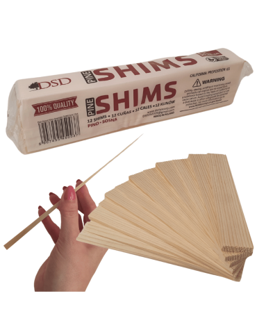 Klin kliny do płytek kliny montażowe drewniane tabliczki do roślin 12 SZT