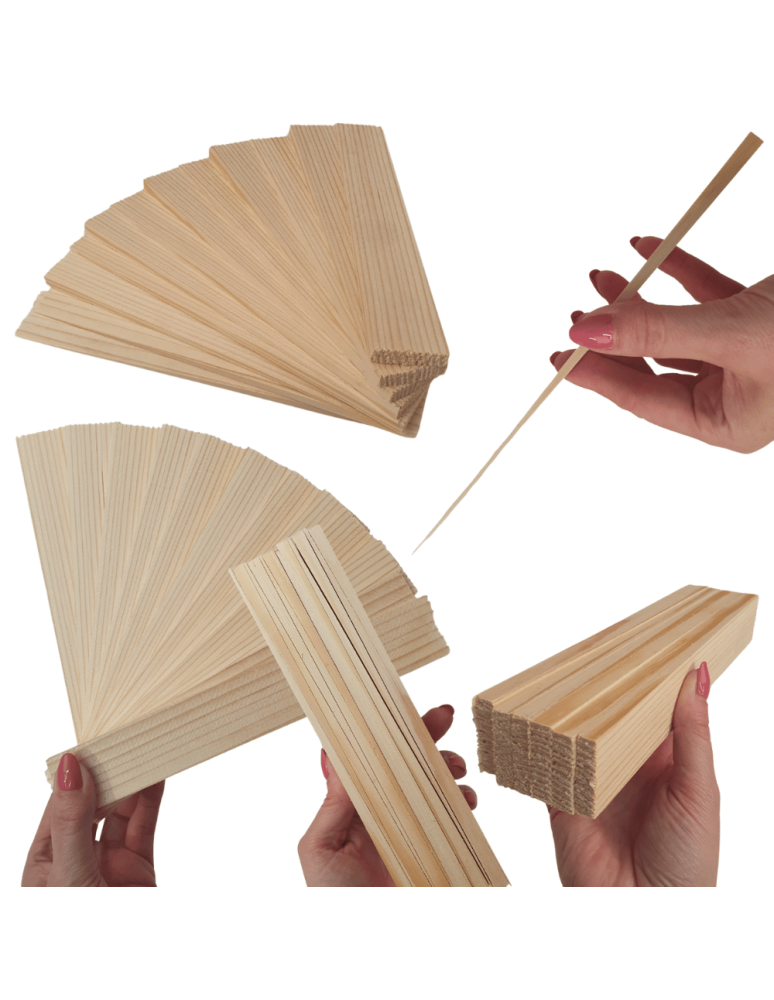 Super Zestaw Ogrodnika - ZNACZNIKI TABLICZKI DO ROŚLIN ETYKIETY Klin kliny montażowe drewno 36x12szt - product b2b.wamar.biz 3