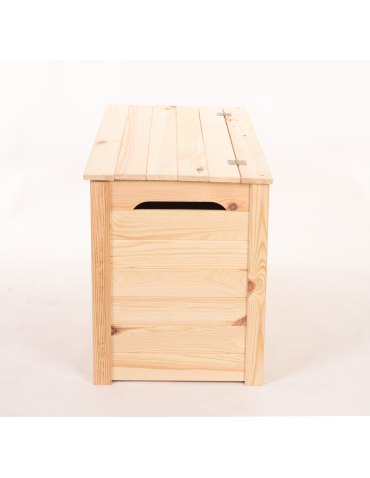 Skrzynie drewniane do domu- ławki drewniane ze skrzynią - Skrzynia ogrodowa drewniana na zabawki kufer na balkon taras do domu 140L - product 2