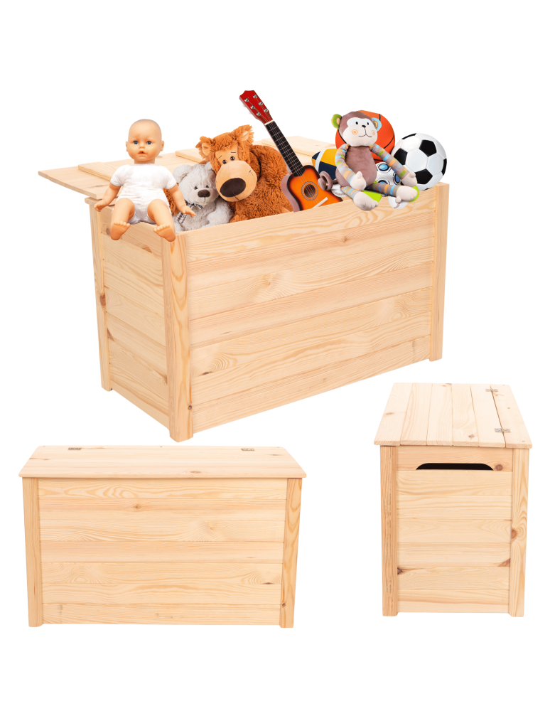 Skrzynie drewniane do domu- ławki drewniane ze skrzynią - Skrzynia ogrodowa drewniana na zabawki kufer na balkon taras do domu 140L - product b2b.wamar.biz 1