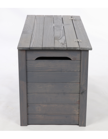 Skrzynia ogrodowa drewniana na zabawki kufer na balkon taras do domu 140L - product 2