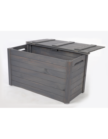 Skrzynia ogrodowa drewniana na zabawki kufer na balkon taras do domu 190L - product 2