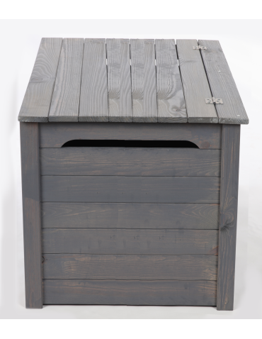 Skrzynie drewniane do domu- ławki drewniane ze skrzynią - Skrzynia ogrodowa drewniana na zabawki kufer na balkon taras do domu 190L - product 4