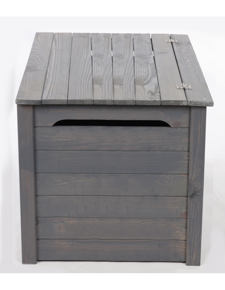 Skrzynie drewniane do domu- ławki drewniane ze skrzynią - Skrzynia ogrodowa drewniana na zabawki kufer na balkon taras do domu 190L - product b2b.wamar.biz 4