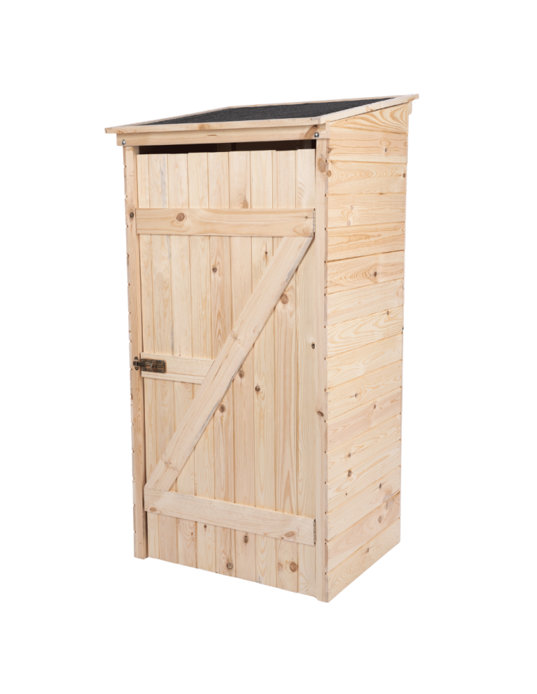 Domki narzędziowe na działkę - Domek narzędziowy DREWNIANY ogrodowy schowek szopa na narzędzia 149cm MOCNY - product b2b.wamar.biz 2