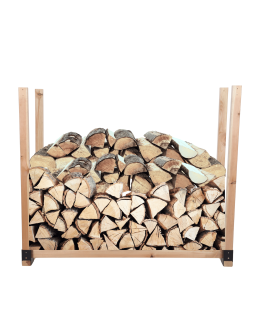 Stojak na drewno kominkowe wiata z pokrowcem drewutnia 0,5 m3 EKO SOLIDNY - product 2