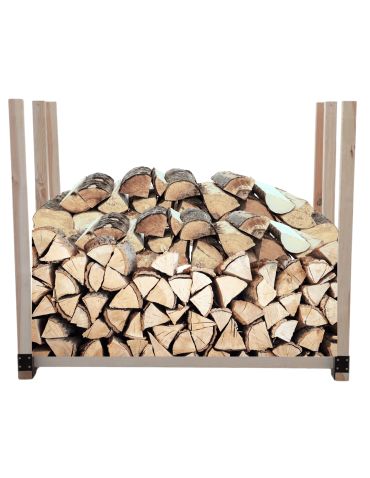 Stojak na drewno kominkowe wiata z pokrowcem drewutnia 1,1 m3 EKO SOLIDNY - product 2