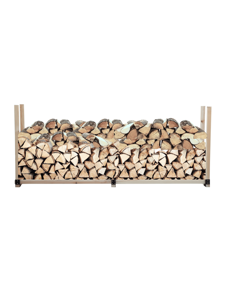 Stojaki na drewno - Stojak na drewno kominkowe wiata z pokrowcem drewutnia 1,2 m3 EKO SOLIDNY - product b2b.wamar.biz 2