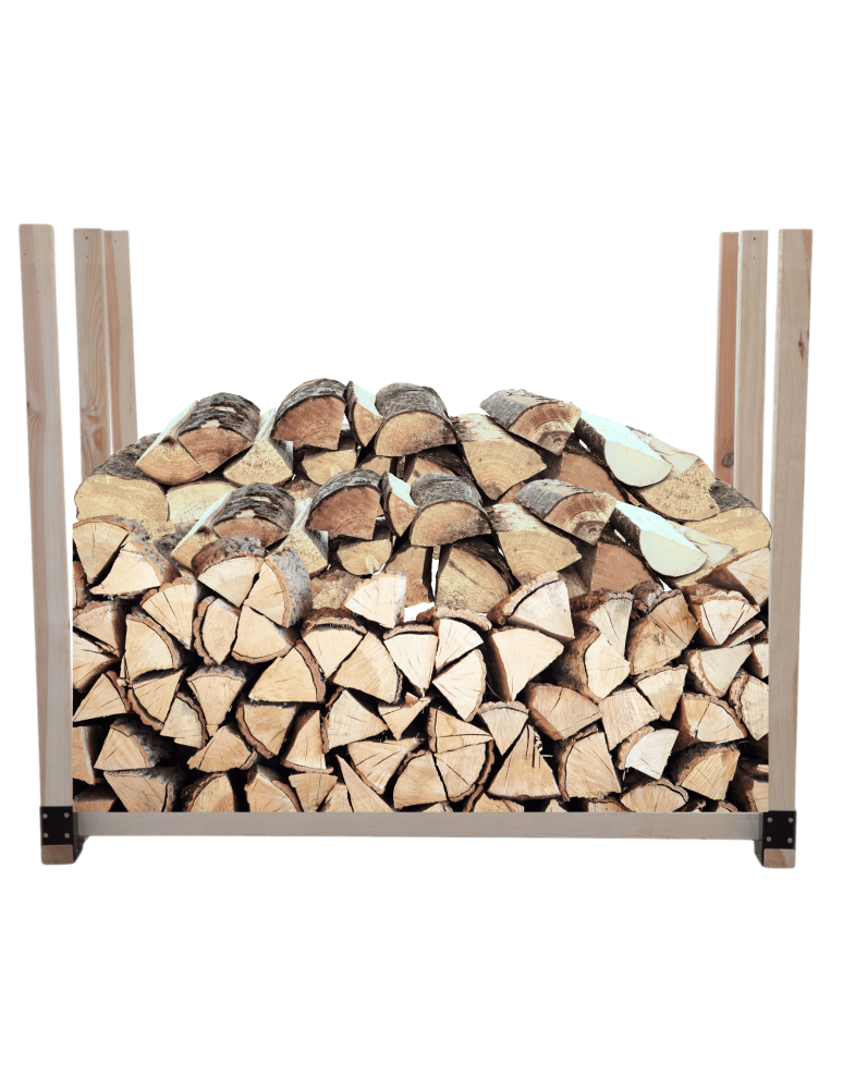 Stojaki na drewno - Stojak na drewno kominkowe wiata z pokrowcem drewutnia 1,1 m3 EKO SOLIDNY - product b2b.wamar.biz 2