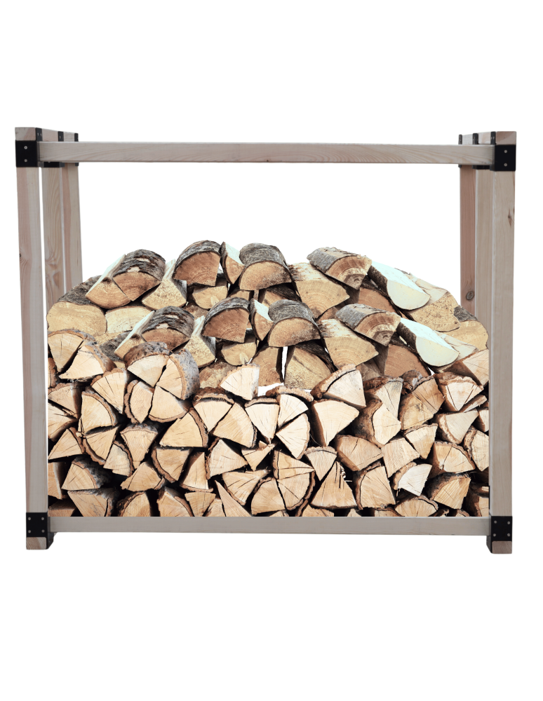 Stojaki na drewno - Stojak na drewno kominkowe wiata z pokrowcem drewutnia 1,4 m3 EKO SOLIDNY - product b2b.wamar.biz 2