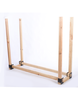 Stojak na drewno kominkowe wiata z pokrowcem drewutnia 0,7 m3 EKO SOLIDNY - product 2