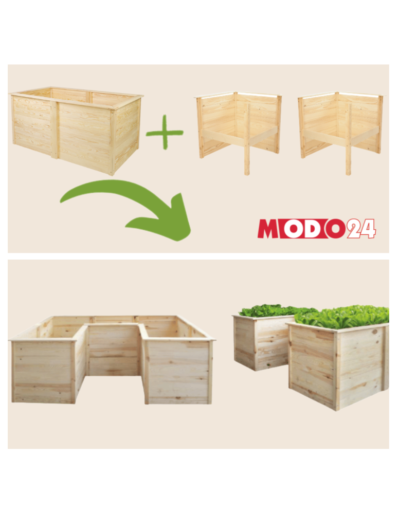 ZOB - Warzywnik rabata donica warzywniak MODUŁOWY podstawowy skrzynia na warzywa - product b2b.wamar.biz 7