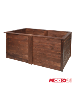 Warzywnik skrzynia na warzywa MODUŁOWA moduł podstawowy rabata impregnat - product 2