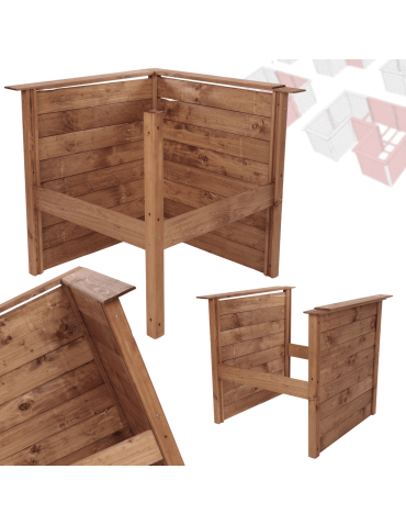 Skrzynia na warzywa warzywnik donica inspekt moduł dodatkowy impregnat