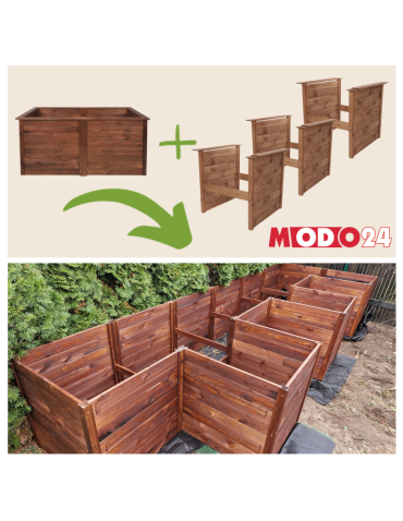 ZOB - Skrzynia na warzywa warzywnik donica inspekt moduł dodatkowy impregnat - product 7