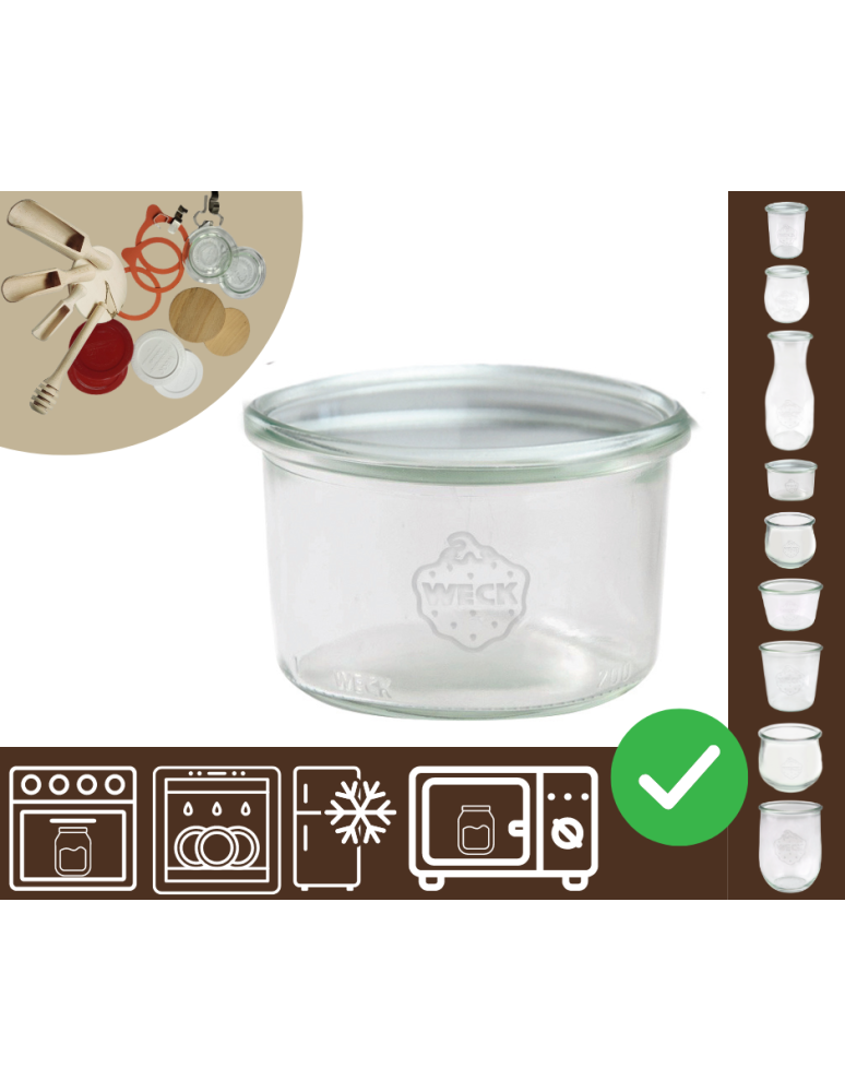 Słoiki i Dodatki - Słoiki WECK / żaroodporny słoik 200ml MOLD - product b2b.wamar.biz 1
