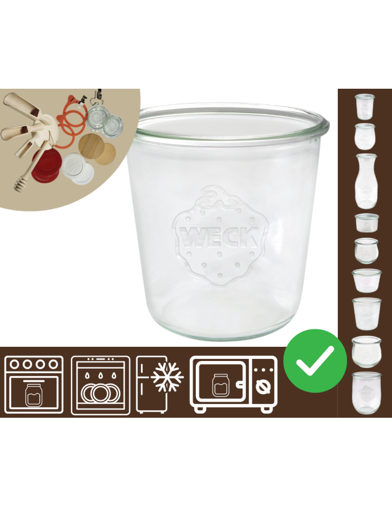 Słoiki i Dodatki - Słoiki WECK / żaroodporny słoik 580ml MOLD - product b2b.wamar.biz 1