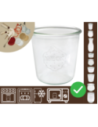 Słoik Weck 580ml słoik szklany ozdobny MOLD słoik na przetwory 1szt
