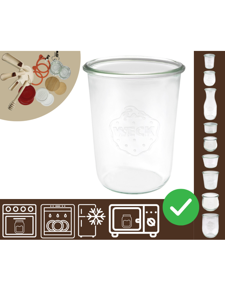 Słoiki i Dodatki - Słoiki WECK / żaroodporny słoik 850ml MOLD - product b2b.wamar.biz 1