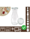 Słoiki WECK / szklane wieko KARAFKA 1l 1062ml BUTELKA