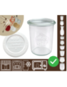 Słoiki WECK / plastikowe wieko słoik 160ml MOLD