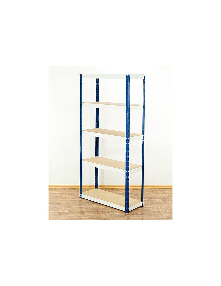 Regały - Regał Helios 213x110x60 cm 5 półek/175kg Niebiesko-Biały - product b2b.wamar.biz 6