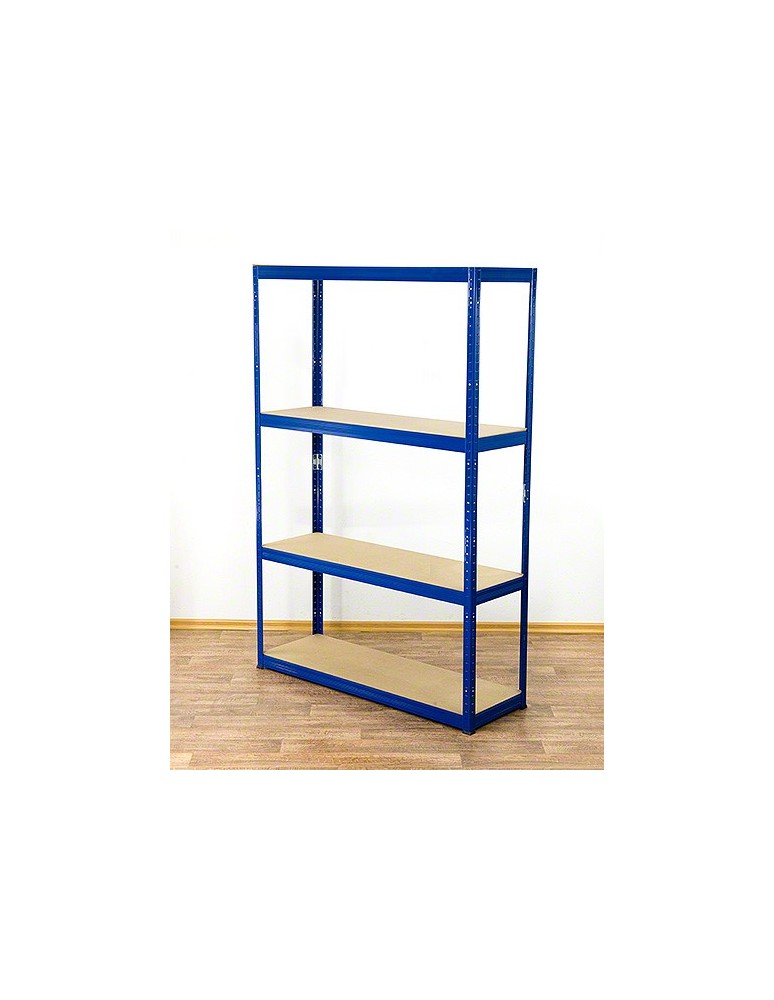 Regały - Regał Helios 180x110x40 cm 4 półki/275kg Niebiesko-Biały - product b2b.wamar.biz 7