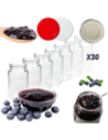 Słoiki 190ml 30x KOMPLET z POKRYWKĄ dżemy konfitury przyprawy deserki 53mm