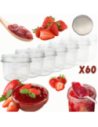 Słoiki 235ml dżemy konfitury przyprawy deserki 60sztuk 82mm PZH